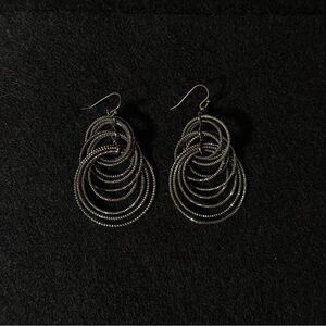 Elegant Silver Hoop Earrings